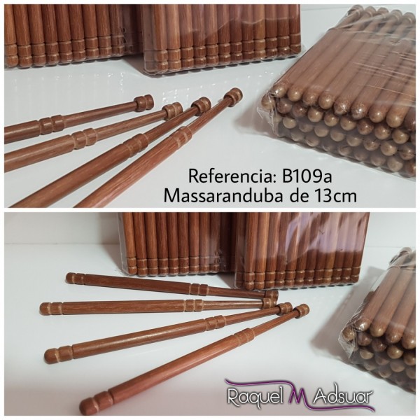 Bolillos de Massaranduba de 13 centímetros